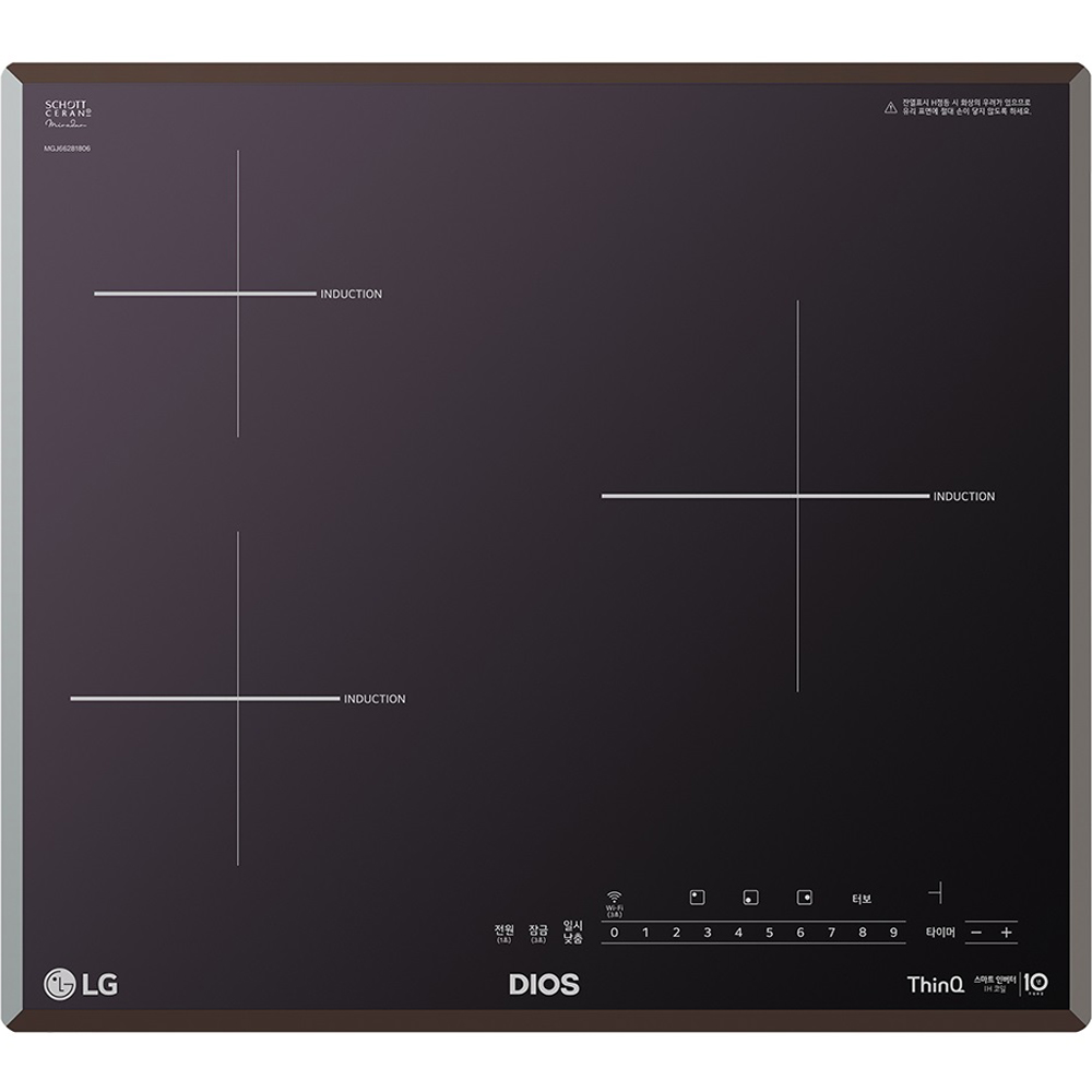 LG DIOS 인덕션 3구 전기레인지 BEI3GQT (자가관리)