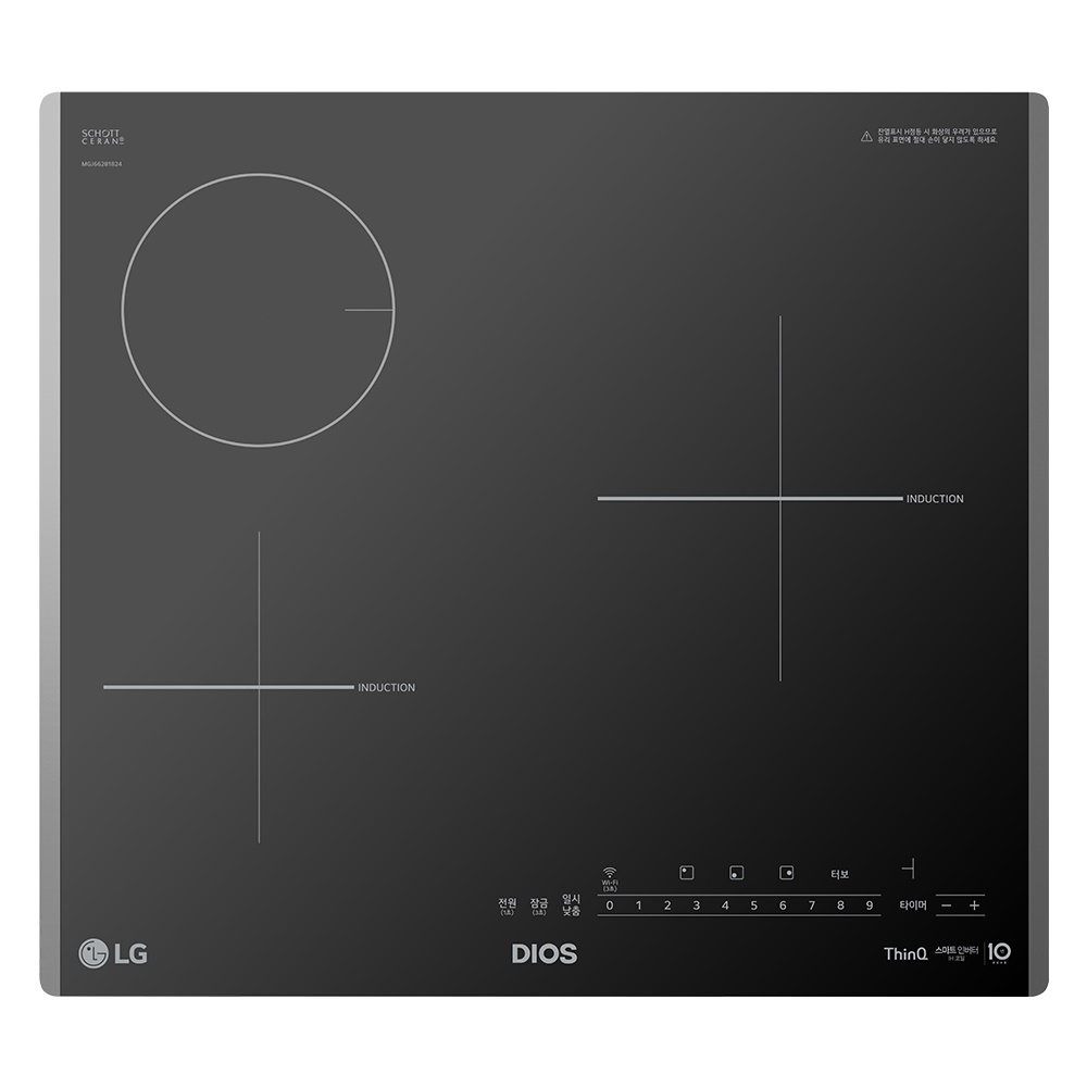 LG DIOS 하이브리드 전기레인지 BEY3GST2R (6개월 방문관리)